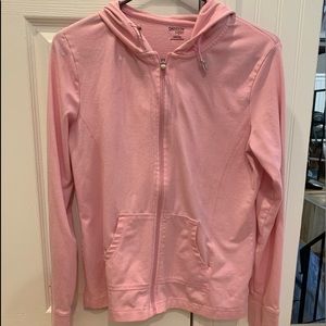 Danskin hooded zip up sweatshirt